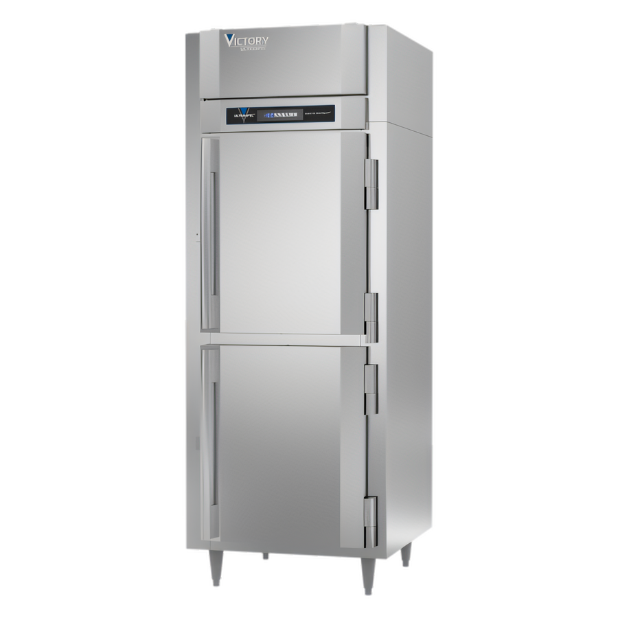 Product image #1 for UltraSpec Extra Wide Solid Half-Door Reach-In Freezer, 1-Section, 24.08 Cu. Ft., Self-Contained
