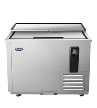 Atosa 36-3/4-Inch Horizontal Bottle Cooler, 7.7 Cu. Ft., Stainless Steel, Side-Mount Refrigeration
