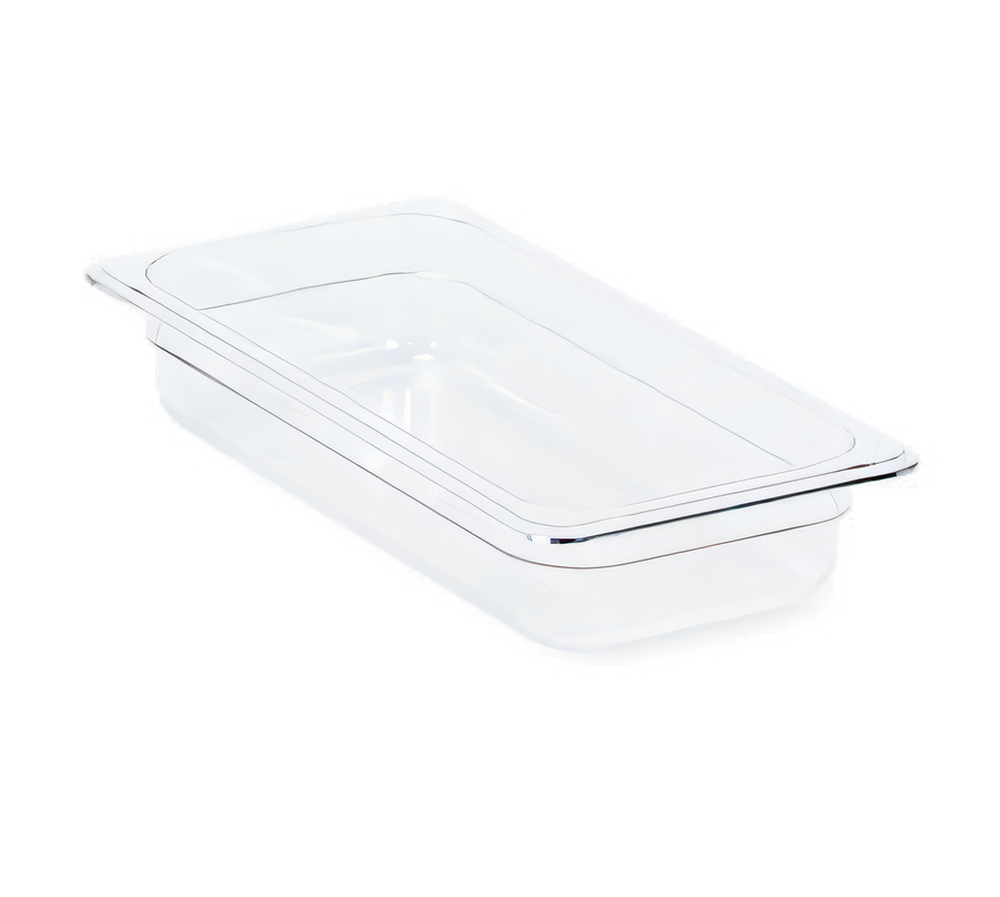 Product image #1 for Crestware Full-Size Clear Polycarbonate Food Pan, 2-1/2 Inch Deep