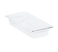 Crestware Full-Size Clear Polycarbonate Food Pan, 2-1/2 Inch Deep