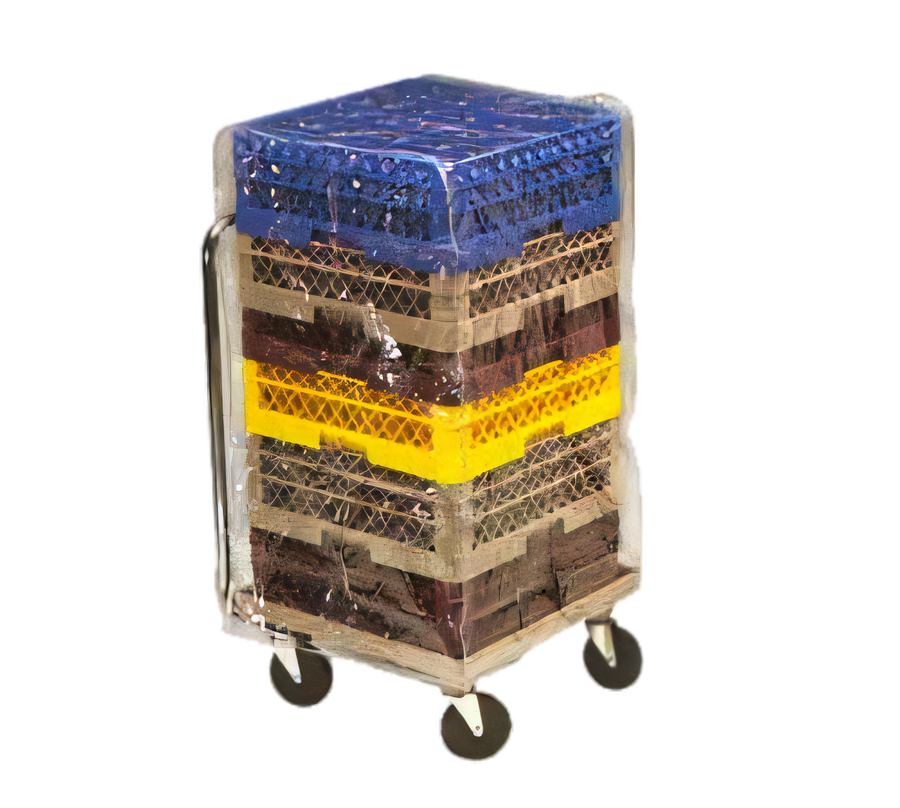 Product image #1 for Traex Clear Vinyl Half-Height Rack Cover, 21-1/2 x 21-1/2 x 36 Inches