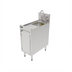 Thumbnail image #1 for Top Shelf TSF Series 12-Inch Wide Underbar Chemical Storage Cabinet with Stainless Steel Sink