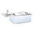 Thumbnail image #1 for Atlas Metal WSB-15 Drop-In Non-Mechanical Ice & Water Station with 40 lb. Ice Chest