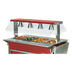 Thumbnail image #1 for Vollrath Access 88-Inch Single-Sided Self-Service Buffet Breath Guard with Extended Customer-Side Acrylic