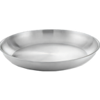 Thumbnail image #1 for American Metalcraft SSEA18 Round Stainless Steel Seafood Tray, 17-3/4 in, 287 oz, Smooth Rolled Edge Case of 16