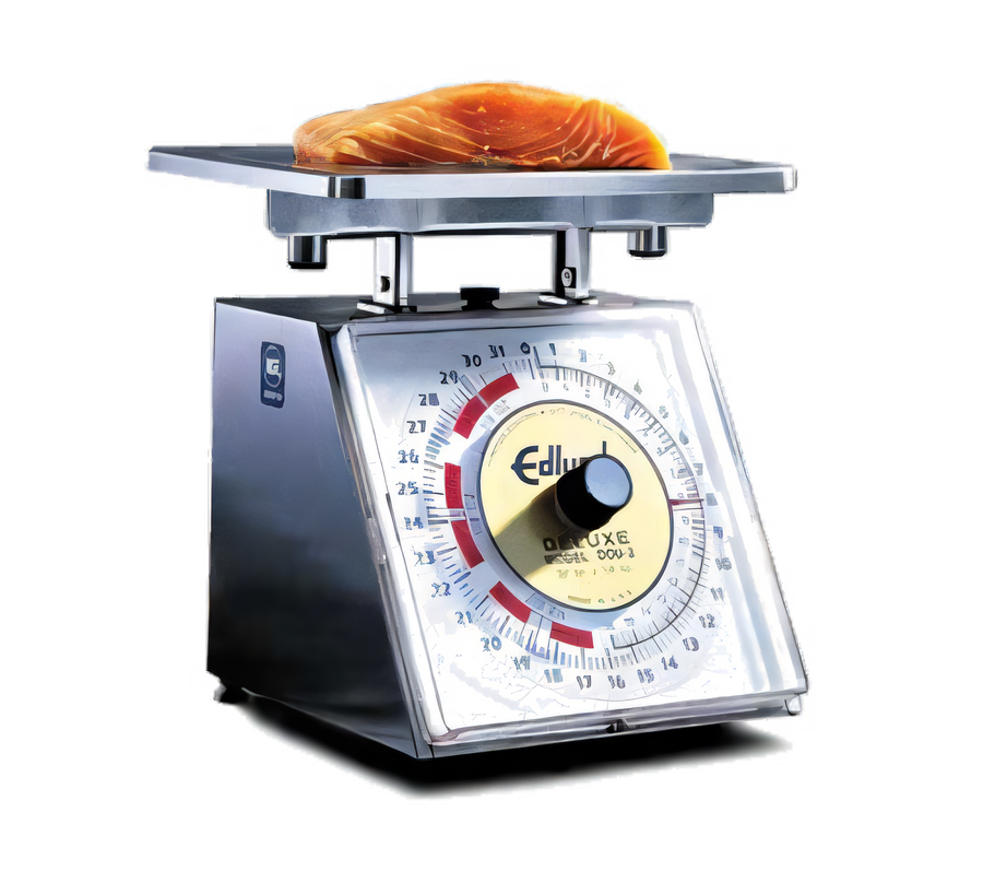 Product image #1 for Edlund DCF-2 Heavy Duty Fixed Dial Portion Control Food Scale, 32 oz Capacity, Stainless Steel
