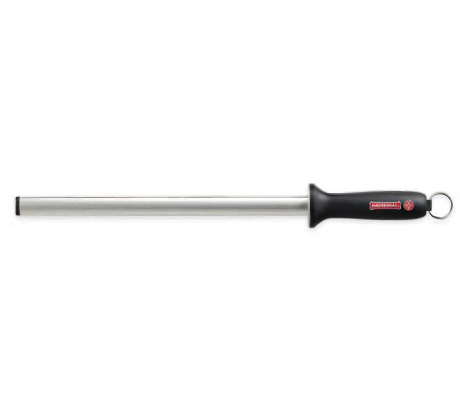 Product image #1 for 12-Inch Diamond Sharpening Steel with Black Poly Handle