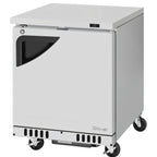 Thumbnail image #1 for Turbo Air Super Deluxe TUR-28SD-FB-N 27-1/2-Inch One-Section Undercounter Refrigerator, Solid Door, 6.5 Cu. Ft., Front-Breathing