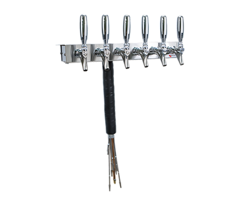 Product image #1 for Micro Matic USA UCM-6-SSKR Underbar-Mount 6-Faucet Glycol-Cooled Draft Beer Dispenser