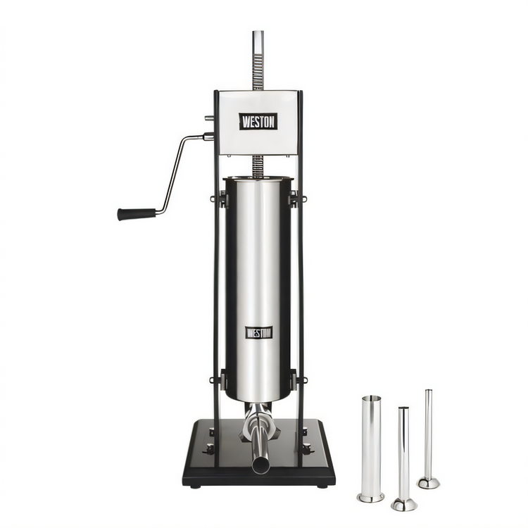 Product image #1 for Weston Vertical Manual Sausage Stuffer with Stainless Steel Canister, 15 lb. Capacity