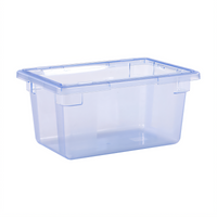 StorPlus Color-Coded Blue Polycarbonate Food Storage Box, 5 Gallon, 18 x 12 x 9 Inches
