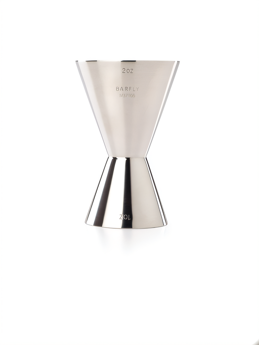 Product image #1 for Barfly Superfly Heavy Duty Double Jigger, 1 oz x 2 oz, 18/8 Stainless Steel