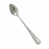Thumbnail image #1 for Winco Deluxe Pearl 7-1/8 Inch 18/8 Stainless Steel Extra Heavy Weight Mirror Finish Iced Tea Spoon