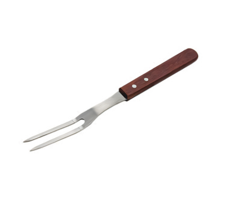 Product image #1 for Admiral Craft 12-Inch 2-Tine Stainless Steel Carving Fork with Wood Handle