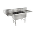 Thumbnail image #1 for John Boos B Series 2-Compartment Stainless Steel Sink with Left and Right Drainboards