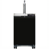 Thumbnail image #1 for Continental Refrigerator 24-Inch Flat-Top Keg Cooler, 8.0 Cu. Ft., 1 Column, Black Enamel, R-290