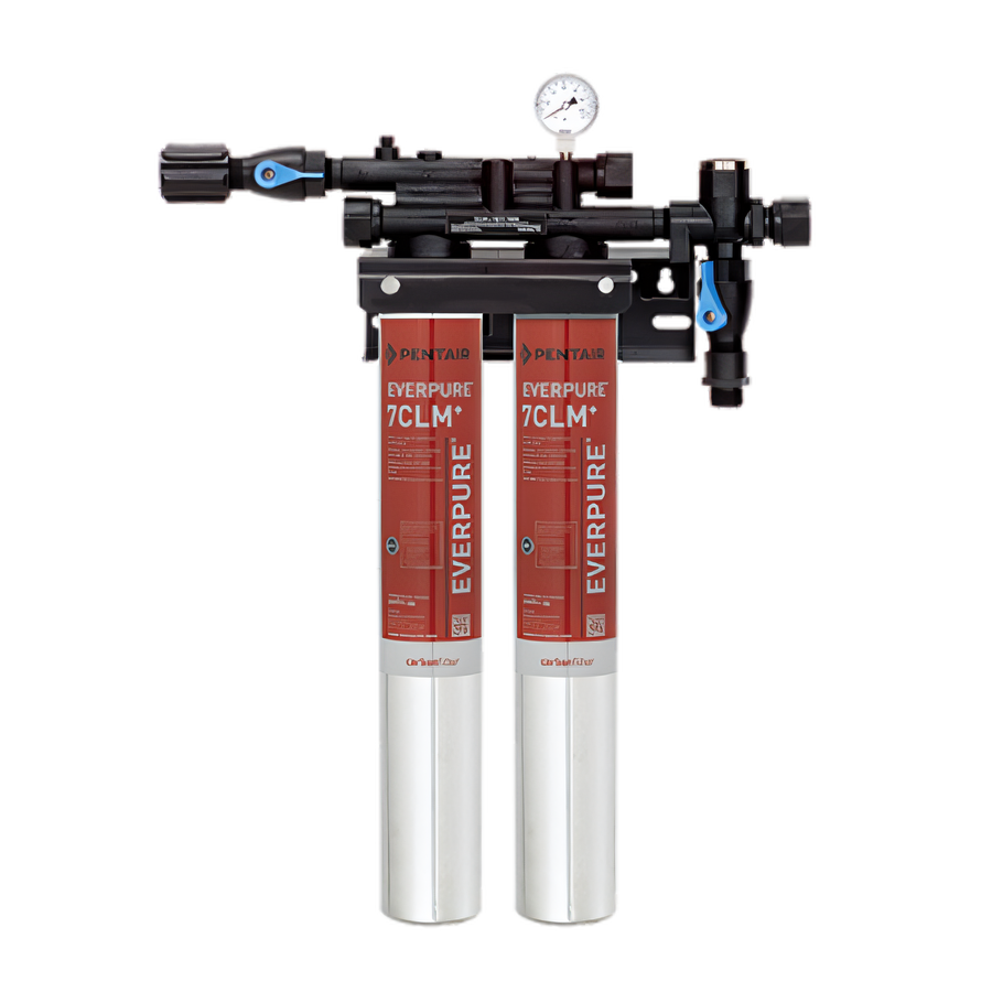 Product image #1 for Everpure QC7I Twin-7CLM+ Fountain Filtration System, 5 Micron, 2-3.34 GPM, Chloramines Reduction