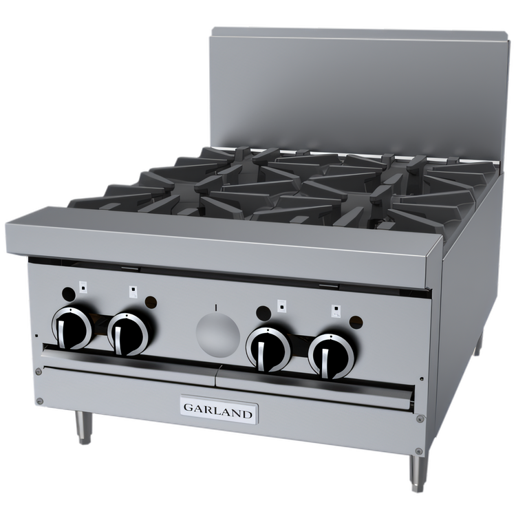 Product image #1 for Garland GF Starfire Pro GF24-4T 24-Inch Modular Gas Restaurant Range Top, 4 Open Burners, Flame Failure, Stainless Steel