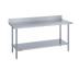 Thumbnail image #1 for Duke Manufacturing 72-Inch x 36-Inch Stainless Steel Work Table with 5-Inch Riser and Undershelf
