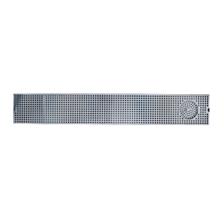 Product image #1 for Micro Matic 51 Inch Surface Mount Stainless Steel Drip Tray Trough with Integral Glass Rinser