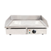 Thumbnail image #1 for Omcan Stainless Steel Countertop Electric Griddle with Cast Iron Cooking Surface, 21.75 x 13.75 Inches, 3 kW, 220V
