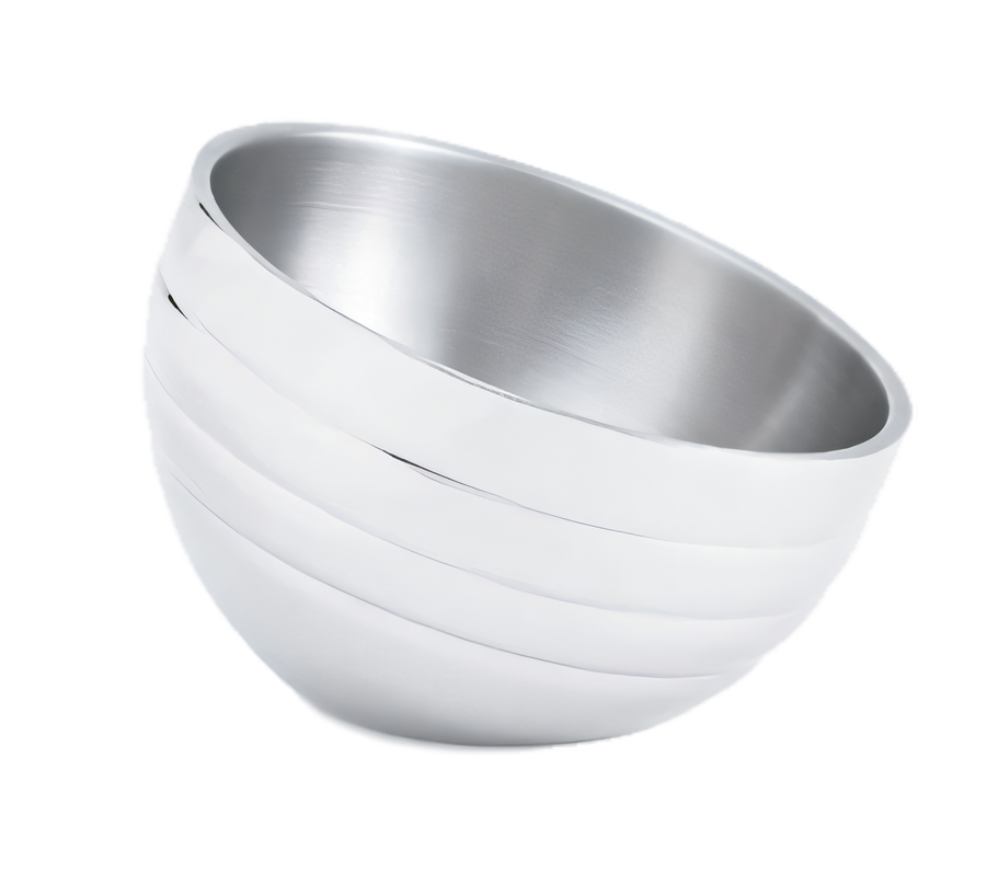 Product image #1 for Vollrath Angled Beehive Insulated Double-Wall Stainless Steel Serving Bowl, 1.9 Qt