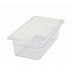 Thumbnail image #1 for Poly-Ware 1/3 Size Clear Polycarbonate Food Pan, 3-1/2 Inch Deep