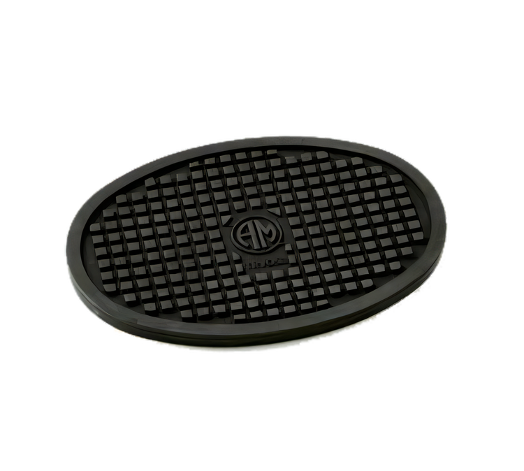 Product image #1 for American Metalcraft Oval Silicone Trivet, 5-1/2 x 3-3/4 Inch, Black