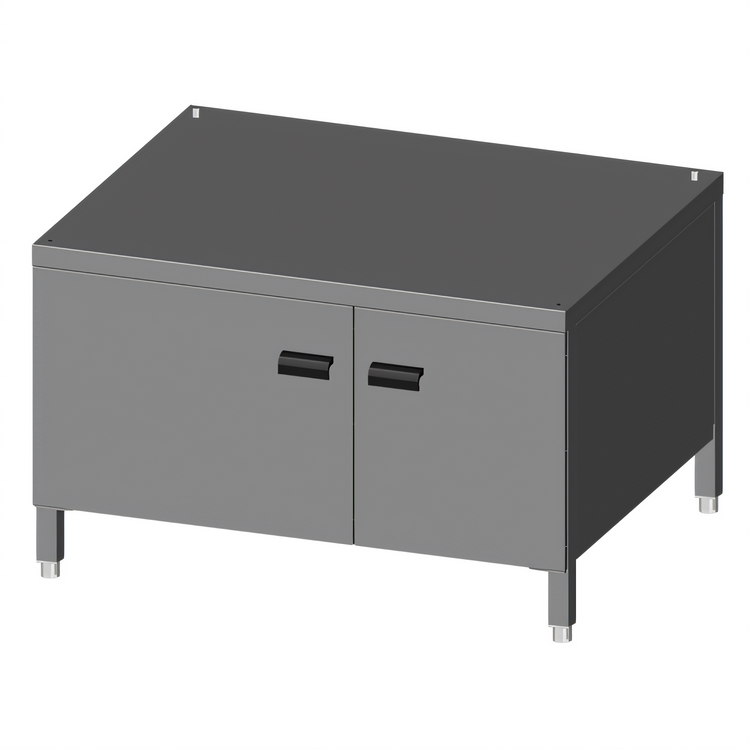 Product image #1 for Lainox Naboo Stainless Steel Stand Cabinet with Doors and Side Runners for 1/1 GN and 2/1 GN Pans