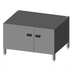 Thumbnail image #1 for Lainox Naboo Stainless Steel Stand Cabinet with Doors and Side Runners for 1/1 GN and 2/1 GN Pans