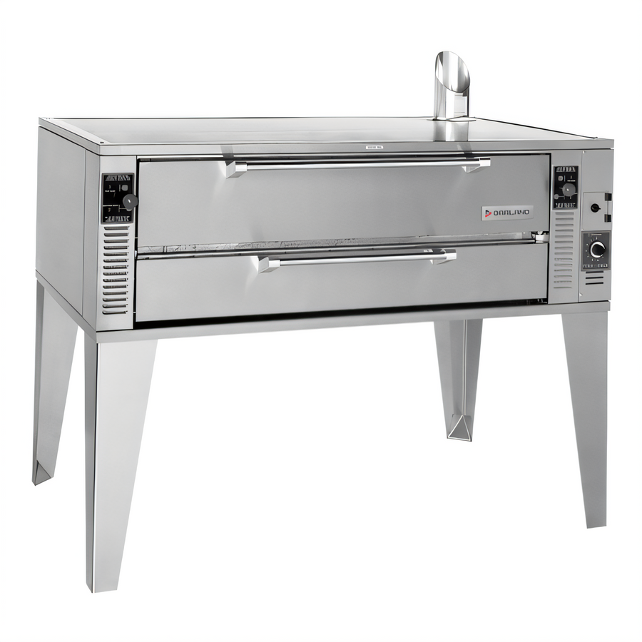 Product image #1 for Garland GPD-48 Single Deck Gas Pizza/Baking Deck Oven with 48-Inch x 36-Inch Pyrorock Hearth