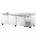 Thumbnail image #1 for True SPEC SERIES Three-Section Deep Work Top Refrigerator with Stainless Steel Top and Rear Splash