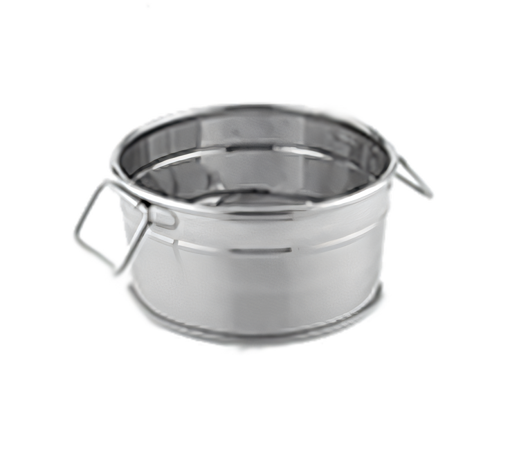 Product image #1 for American Metalcraft Round Stainless Steel Tub, 27 oz., Satin and Mirror Finish