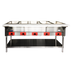 Thumbnail image #1 for CookRite 72-1/2-Inch Stainless Steel Electric Steam Table with 5 Open Pan Wells, Wet or Dry Heat