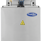 Thumbnail image #1 for Atosa ACEF-16 Electric Countertop Fryer, Single Basket, 16 lb Fat Capacity, Stainless Steel, 240V