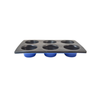 Large 6-Cavity Nonstick Muffin Pan for Prática Speed Ovens