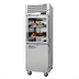 Thumbnail image #1 for Turbo Air PRO Series Stainless Steel One-Section Reach-In Refrigerator, 25.15 Cu. Ft., Combination Glass/Solid Half Doors, Top-Mount Self-Contained