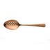 Thumbnail image #1 for Mercer Culinary 9 Inch Rose Gold Perforated Plating Spoon with Deep Well Bowl