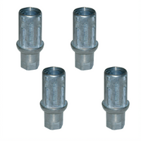 BK Resources BK-WMAF-4 Shelf Casters & Leveling Feet
