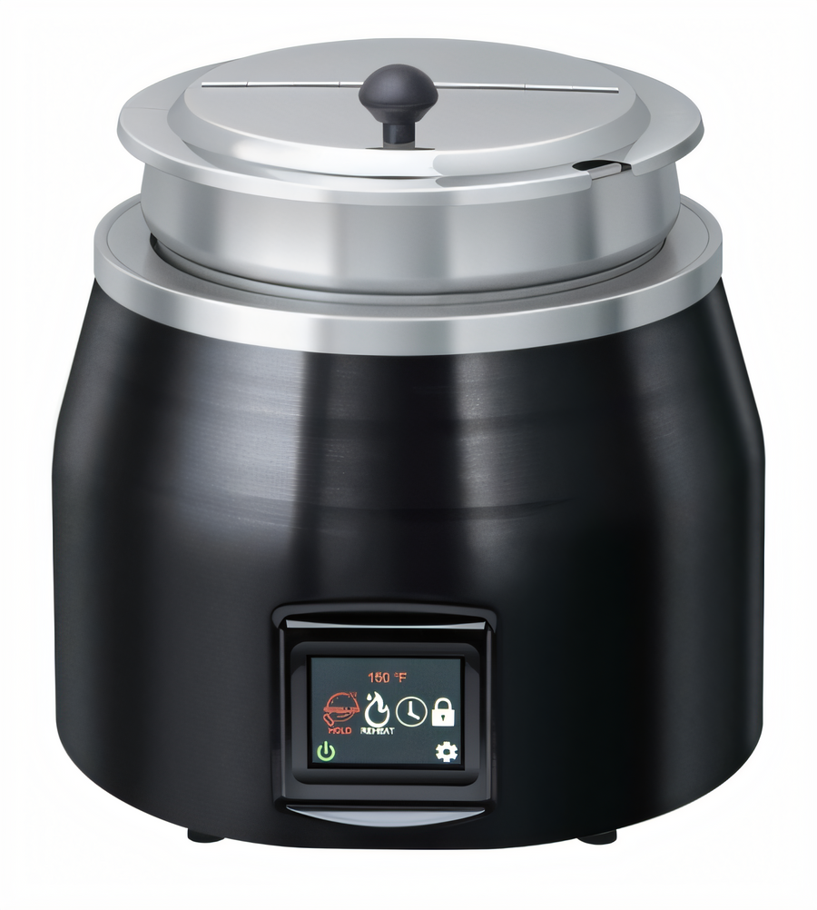 Product image #1 for Hatco Quick Ship Countertop Dry Soup Warmer, 11 Qt., Bold Black