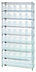Thumbnail image #1 for Quantum Stationary Bin Wire Shelving Unit, 36