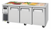 Thumbnail image #1 for Turbo Air J Series 72-Inch Refrigerated Buffet Display Table with 3 Solid Doors, 15-Pan Capacity