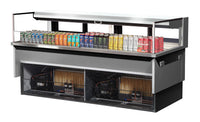 Turbo Air 72-Inch Drop-In Horizontal Open Refrigerated Display Case, Low Profile, Deck Only, 9.7 Cu. Ft.