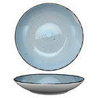 Thumbnail image #1 for International Tableware Rotana RT-110-IC Pasta Bowl, 46 oz, Round Ceramic, 10" Diameter x 2"H, Iceburg 1 Dozen