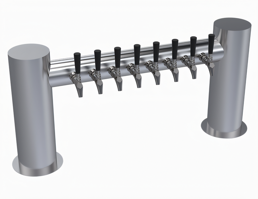 Product image #1 for Krowne Max-H Style Countertop 8-Faucet Glycol-Cooled Beer Tower