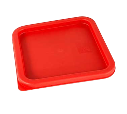 Product image #1 for Crestware Red Square Polyethylene Lid for 6 & 8 Qt Food Storage Containers
