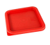 Thumbnail image #1 for Crestware Red Square Polyethylene Lid for 6 & 8 Qt Food Storage Containers