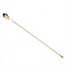 Thumbnail image #1 for Barfly Classic 15-3/4 Inch Gold-Plated Stainless Steel Bar Spoon with Weighted Teardrop End