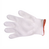 Thumbnail image #1 for MercerGuard Small Cut Resistant Glove, 13-Gauge Ambidextrous Knit, White/Red Cuff