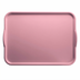 Thumbnail image #2 for Cambro Camtray® 14 x 18 Rectangular Dietary Tray with Handles, Blush, Reinforced Fiberglass